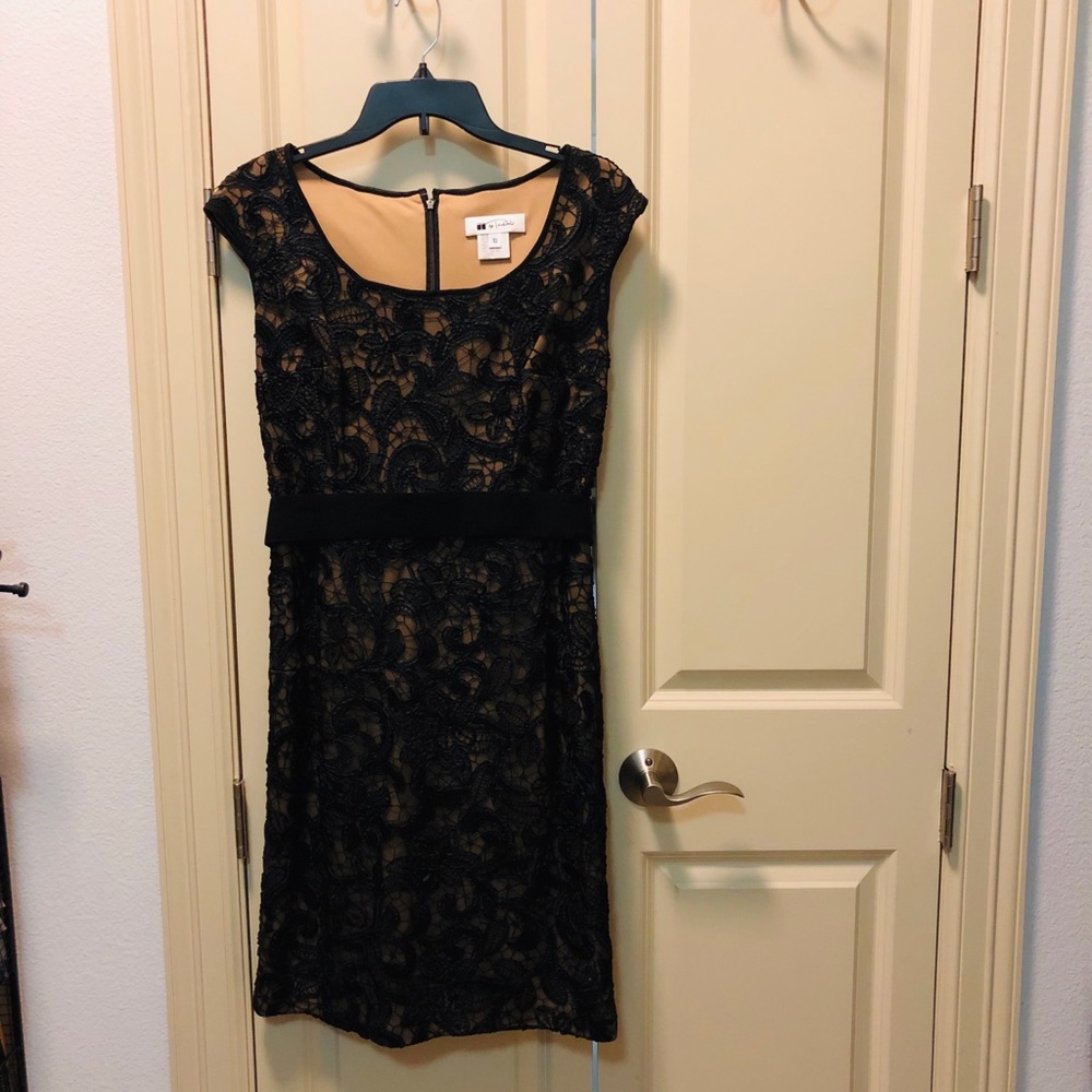 Holiday Dress! Tadashi Black Lace Dress